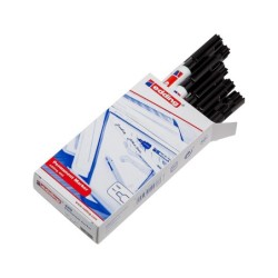Rotulador edding marcador permanente 400 negro punta redonda 1 mm recargable