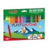Lapices cera alpino plasti caja de 24 unidades colores surtidos