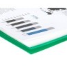 Carpeta liderpapel escaparate con espiral 20 fundas polipropileno din a5 verde