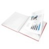 Carpeta liderpapel escaparate con espiral 20 fundas polipropileno din a5 roja