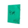 Carpeta liderpapel escaparate con espiral 20 fundas polipropileno din a5 verde