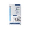 Lapices de grafito staedtler mars lumograph 100 caja metalica de 12 lapices 8b- 7b-6b-5b-4b-3b-2b-b-hb-f-h-2h