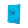 Carpeta liderpapel escaparate con espiral 20 fundas polipropileno din a5 azul