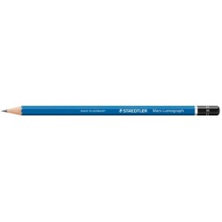 Lapices de grafito staedtler mars lumograph 100 h unidad