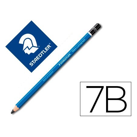Lapices de grafito staedtler mars lumograph 100 7b unidad