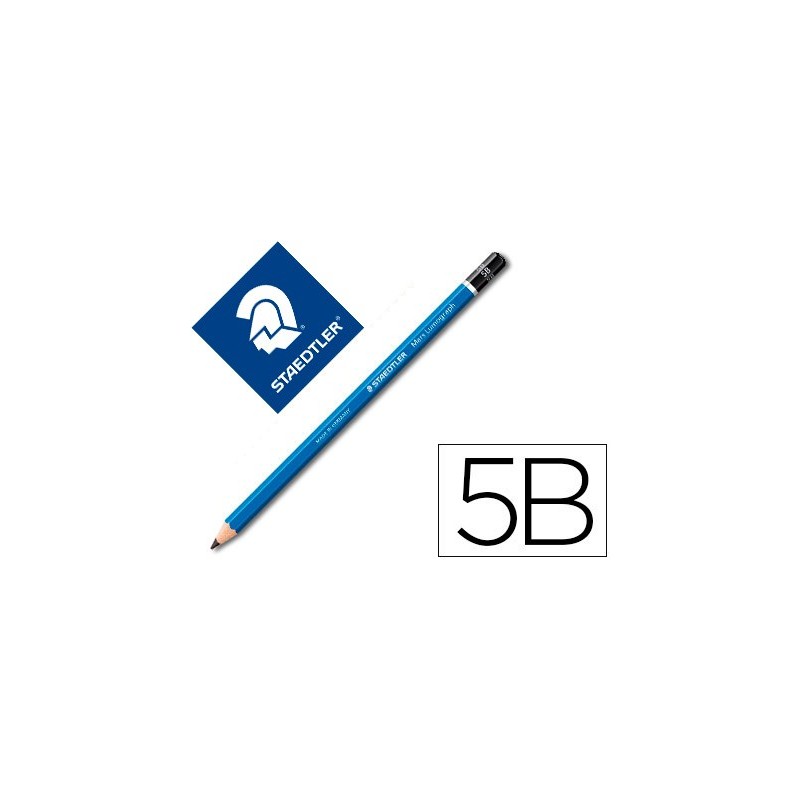 Lapices de grafito staedtler mars lumograph 100 5b unidad Lapices de grafito staedtler mars lumograph 100 5b unidad