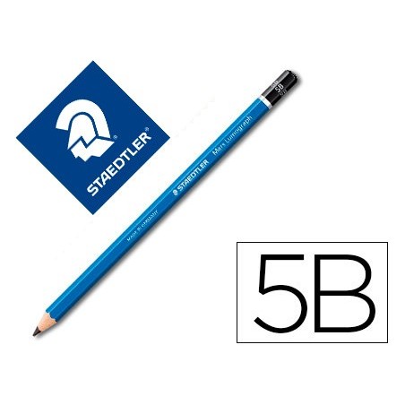 Lapices de grafito staedtler mars lumograph 100 5b unidad