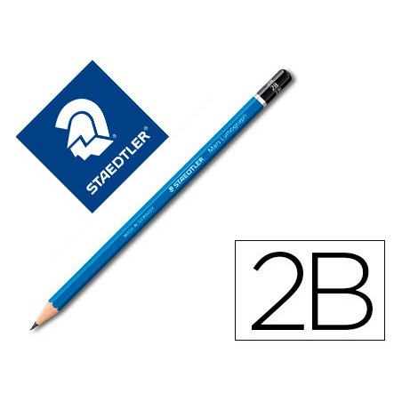 Lapices de grafito staedtler mars lumograph 100 2b unidad
