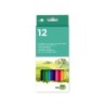 Lapices de colores acuarelables liderpapel caja de 12 unidades colores surtidos