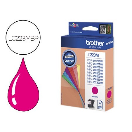 Ink-jet brother lc-223cbp magenta dcp4120dw mfcj4420dw mfcj4620dw mfcj5320dw 550 pag