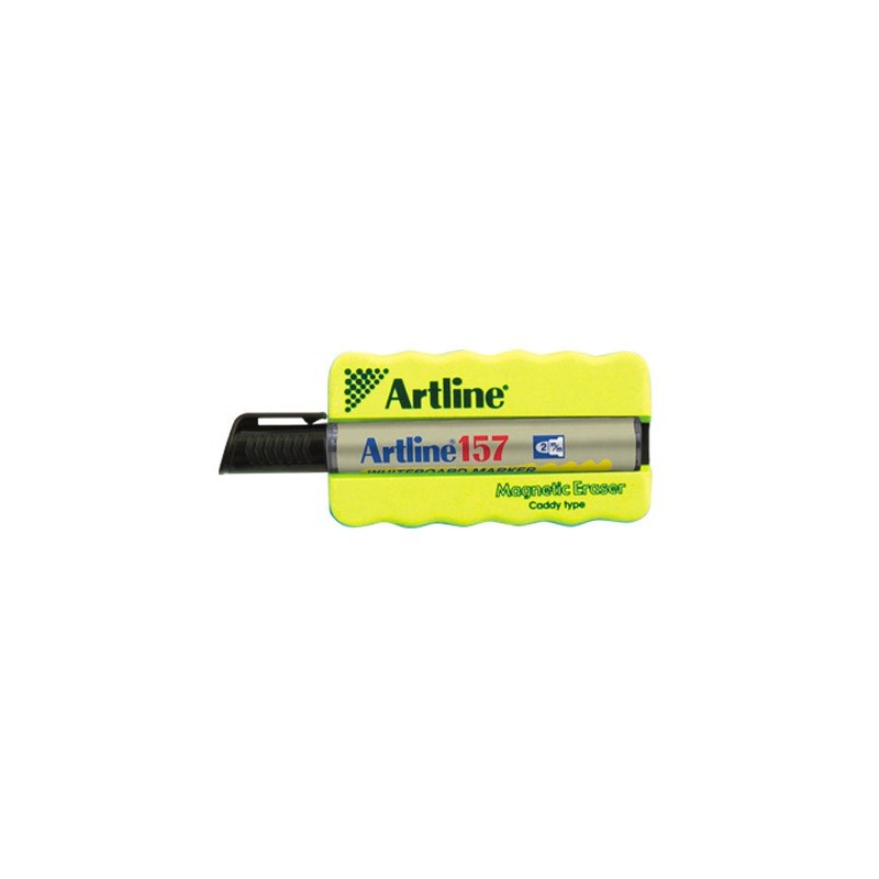 Borrador artline pizarra blanca magnetico con rotulador ek-157 negro Borrador artline pizarra blanca magnetico con rotulador ek-157 negro