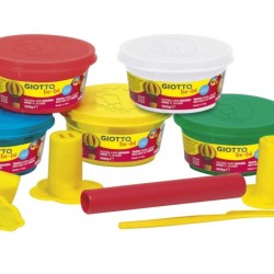 Pasta giotto bebe para modelar cubo maxi con accesorios dermatologicamente testado