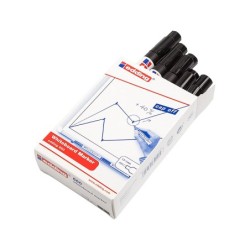 Rotulador edding para pizarra blanca 660 color negro punta redonda 3 mm