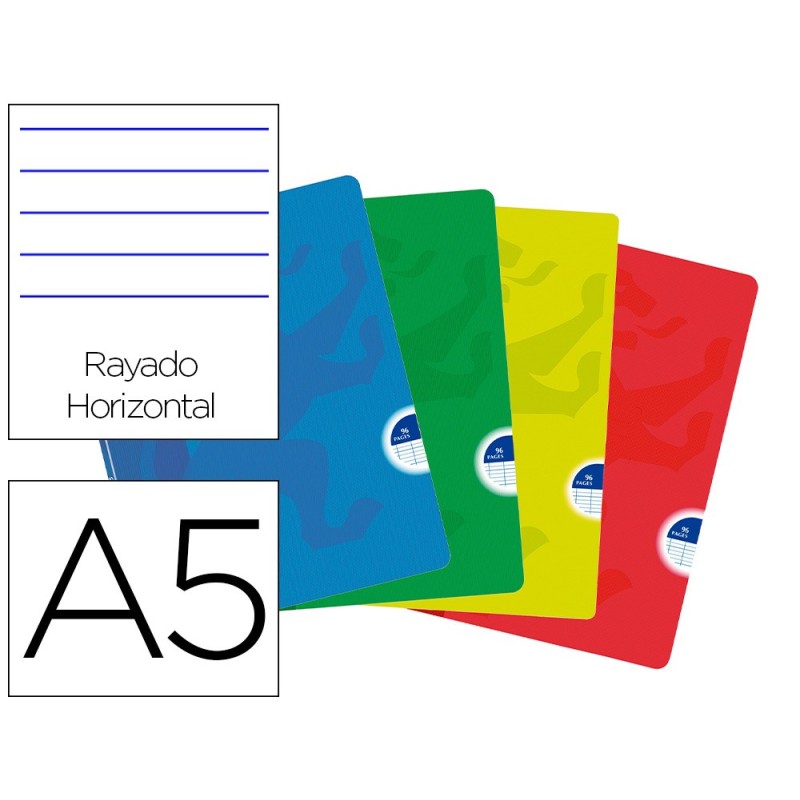 Libreta escolar oxford openflex tapa flexible optik paper 48 hojas din a5 rayado horizontal colores surtidos Libreta escolar oxford openflex tapa flexible optik paper 48 hojas din a5 rayado horizontal colores surtidos