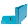 Carpeta de 2 anillas 40 mm redondas liderpapel a5 carton forrado pvc azul