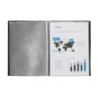 Carpeta liderpapel escaparate 10 fundas pvc folio negro