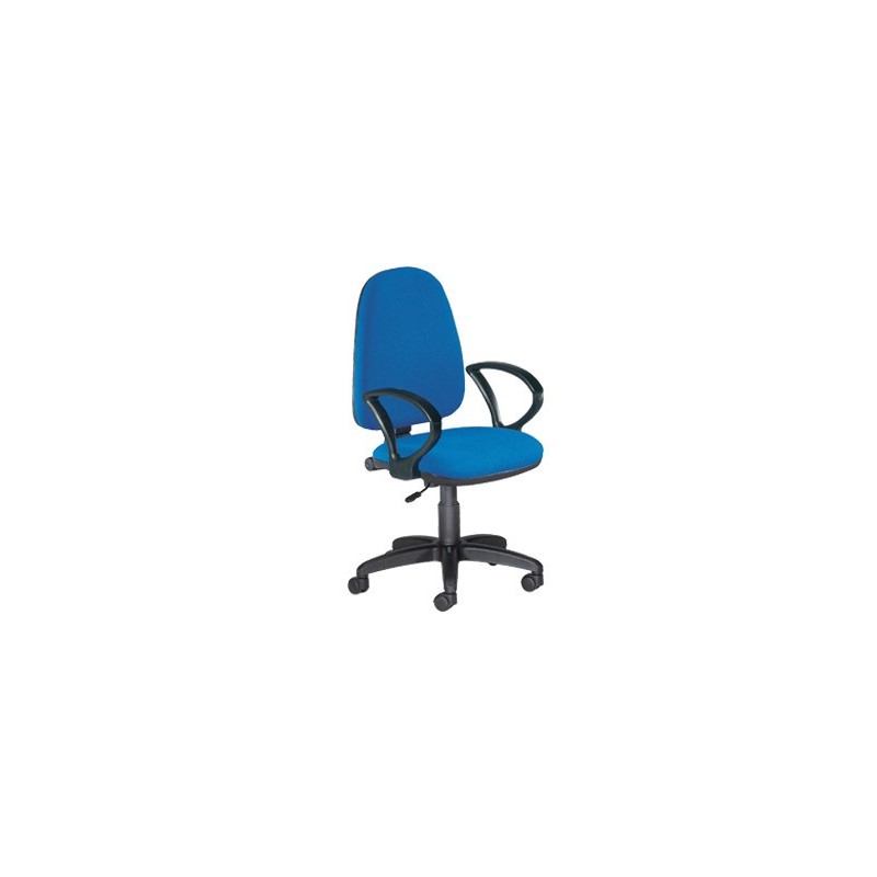 Silla rocada con brazos color azul diametro base 610 mm respaldo de 490 mm x 420 mm Silla rocada con brazos color azul diametro base 610 mm respaldo de 490 mm x 420 mm