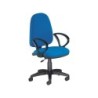 Silla rocada con brazos color azul diametro base 610 mm respaldo de 490 mm x 420 mm