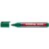 Rotulador edding marcador permanente 300 verde punta redonda 1,5-3 mm recargable