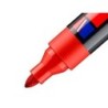 Rotulador edding marcador permanente 300 rojo punta redonda 1,5-3 mm recargable