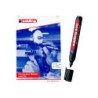 Rotulador edding marcador permanente 300 negro punta redonda 1,5-3 mm recargable