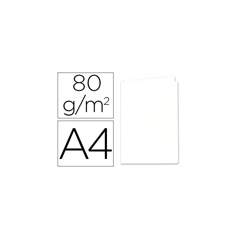 Subcarpeta papel exacompta din a4 blanca 80 gr