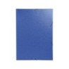 Carpeta exacompta gomas carton simil-prespan tres solapas din a3 azul