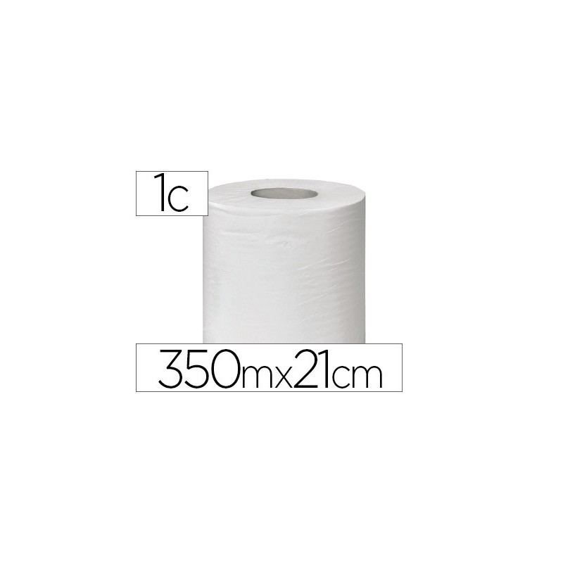 Papel secamanos buga 35x21cm reciclado 1 capa 43 g/m2 350 m