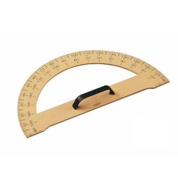 Semicirculo para encerado faibo de plastico imitacion madera 34 cm