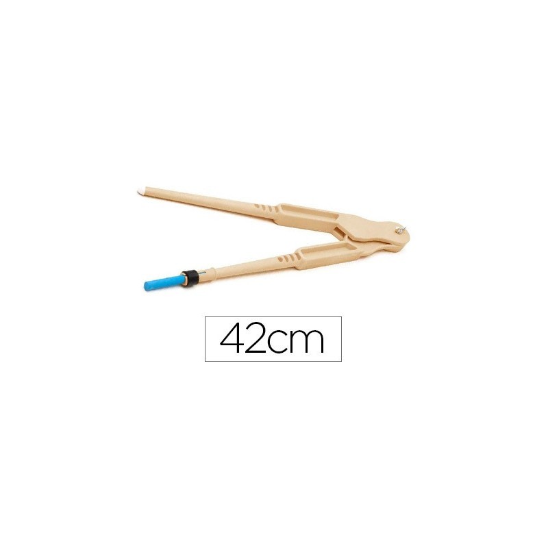 Compas para encerado faibo de plastico imitacion madera 42 cm