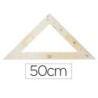 Escuadra para encerado faibo plastico imitacion madera 50 cm