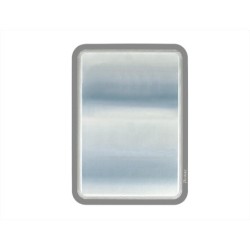 Marco porta anuncios tarifold magneto din a4 dorso adhesivo removible color gris pack de 2 unidades