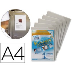 Funda de presentacion tarifold magnetica rigida y anti reflejo din a4 pack de 5 unidades