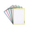 Funda para colgar tarifold din a4 anilla metalica ideal para pizarras de corcho pack de 5 unidades colores surtidos