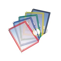Funda para portacatalogo tarifold din a4 colores surtidos pack de 10 unidades