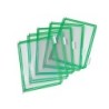 Funda para portacatalogo tarifold din a4 color verde pack de 10 unidades