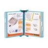 Portacatalogo de pared polipropileno tarifold con 10 fundas din a4 color azul