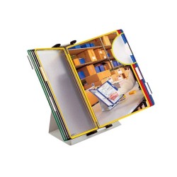 Portacatalogo sobremesa pvc tarifold con 10 fundas din a4 colores surtidos