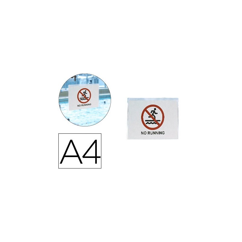 Funda autoadhesiva 3l office resistente al agua din a4 pack de 10 unidades