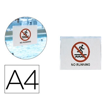 Funda autoadhesiva 3l office resistente al agua din a4 pack de 10 unidades