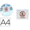 Funda autoadhesiva 3l office resistente al agua din a4 pack de 10 unidades