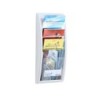 Expositor mural paperflow din a4 blanco 4 casillas 650x290x95 mm