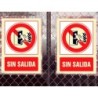 Pictograma syssa señal de no hay salida en pvc fotoluminiscente 210x297 mm