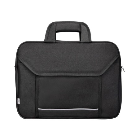 Maletin para portatil q-connect 15,4\ negro 1 asa 2 bolsillos exteriores medidas 390x290x90 mm