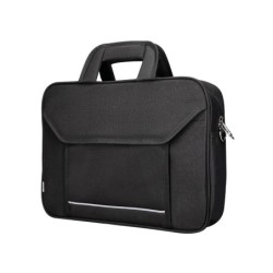 Maletin para portatil q-connect 15,4\ negro 1 asa 2 bolsillos exteriores medidas 390x290x90 mm