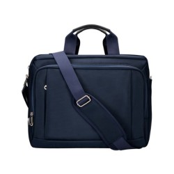 Maletin para portatil q-connect 15,5\ azul 1 asa 1 bolsillo exterior medidas 390x310x120 mm