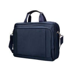 Maletin para portatil q-connect 15,5\ azul 1 asa 1 bolsillo exterior medidas 390x310x120 mm