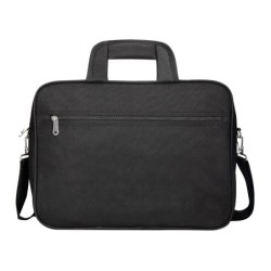 Maletin para portatil q-connect 15,4\ negro 1 asa 2 bolsillos exteriores medidas 390x290x90 mm
