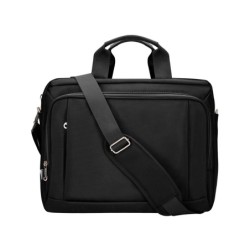 Maletin para portatil q-connect 15,5\ negro 1 asa 1 bolsillo exterior medidas 390x310x120mm