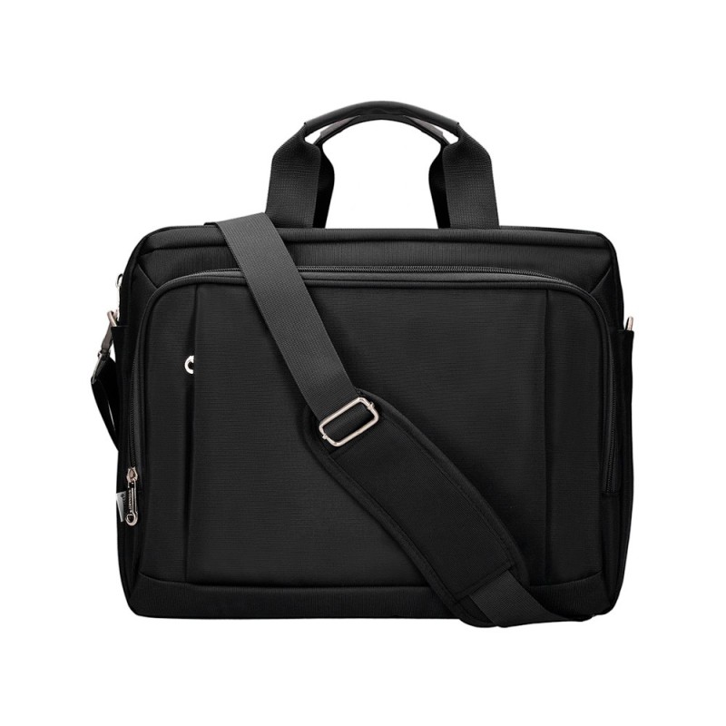 Maletin para portatil q-connect 15,5\ negro 1 asa 1 bolsillo exterior medidas 390x310x120mm